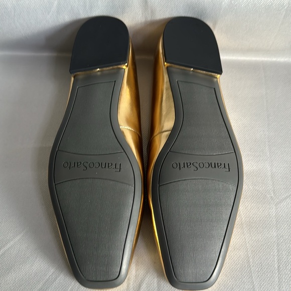 FRANCO SARTO L VANA GOLD SY VANA BALLET FLAT WOMEN SIZE 9 1/2 SHOES. BRAND NEW. - Picture 7 of 9